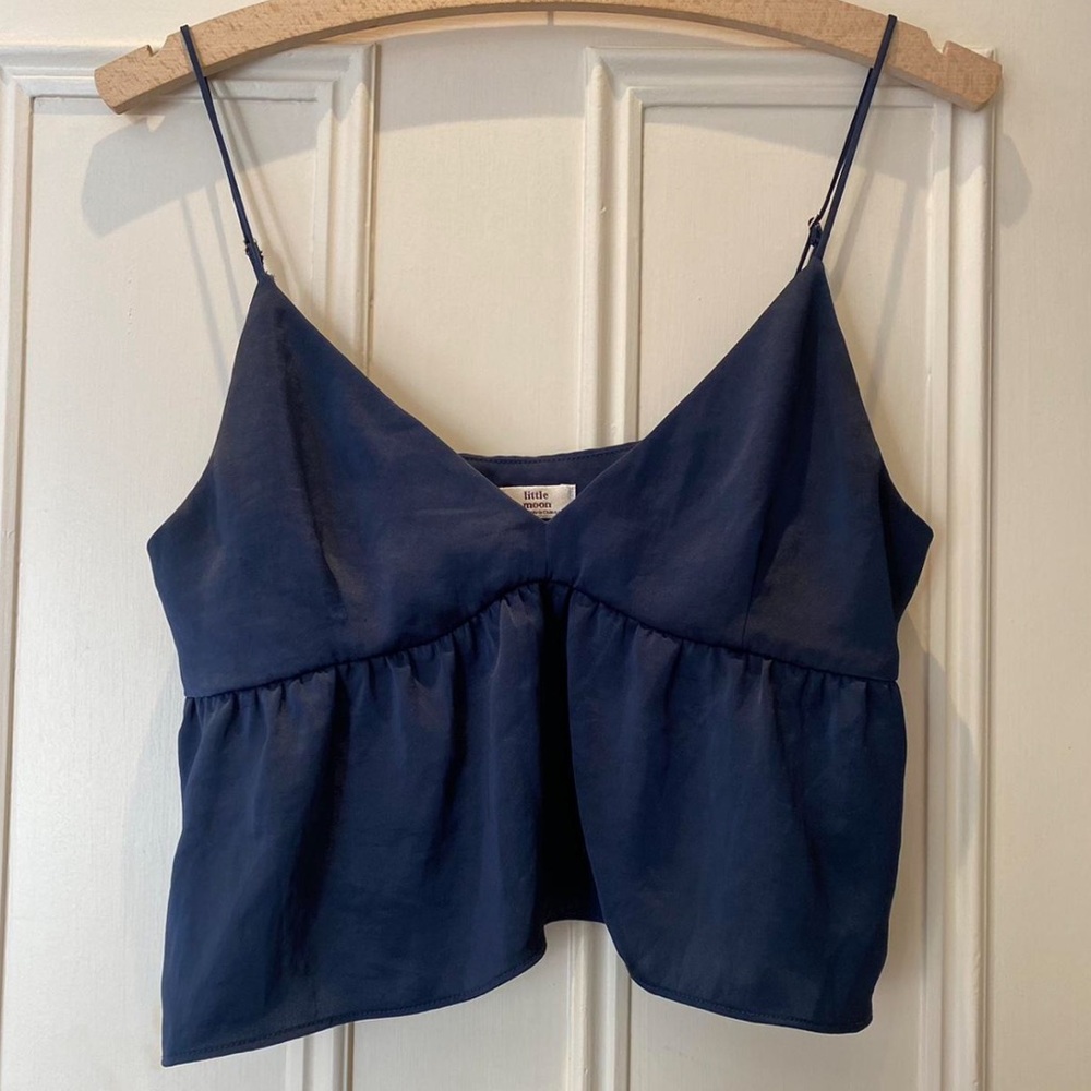 Aritzia Little Moon Blue Tank